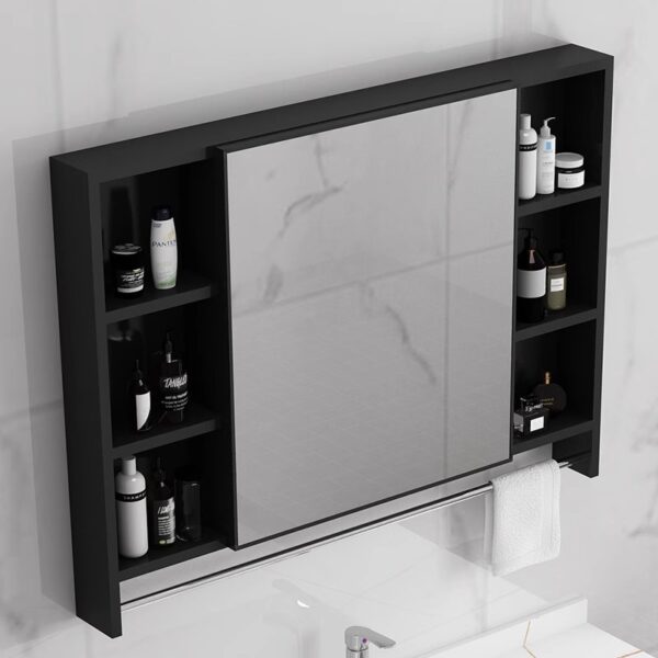 Nordic Style Wall-Mounted Mirror Cabinet - Image 3