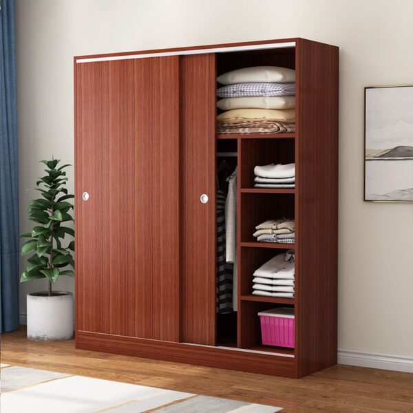 Ao Yimai Solid Wood Sliding Door Wardrobe