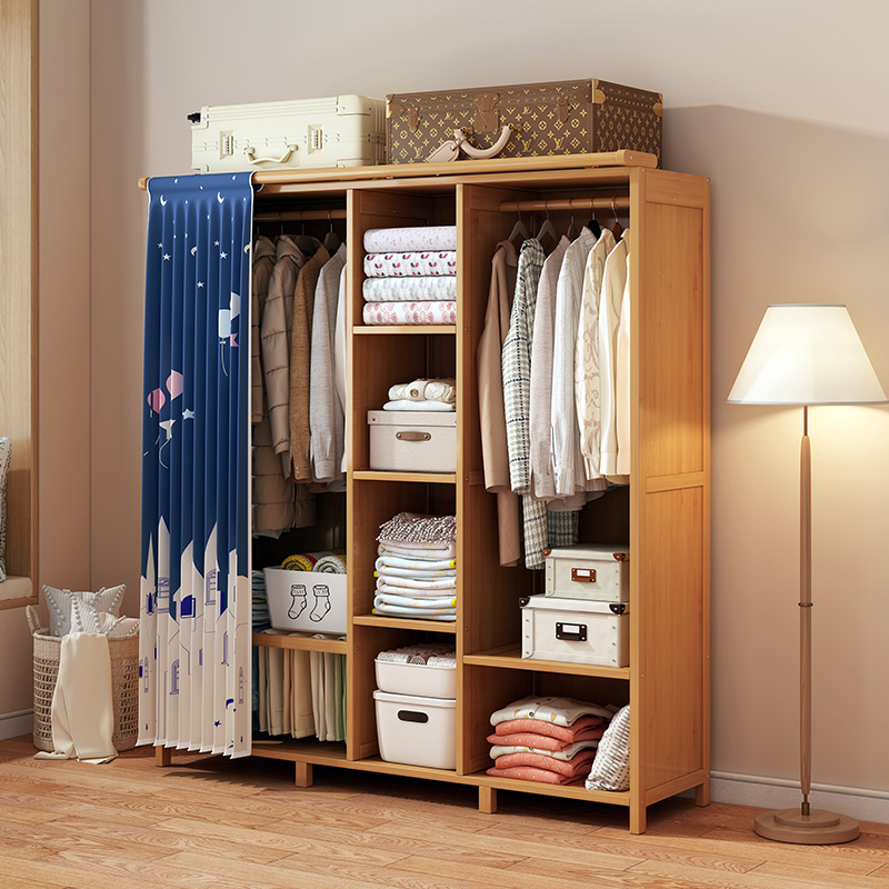 Simple Fully Enclosed Cloth Wardrobe