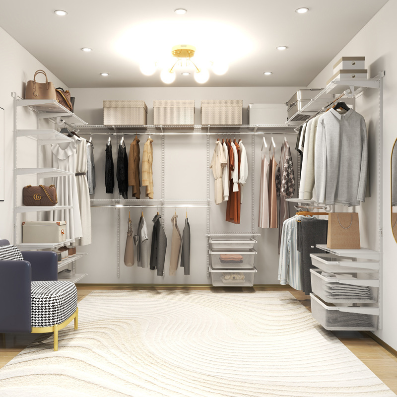 Smart Elf Eco-Friendly Open Metal Walk-In Closet