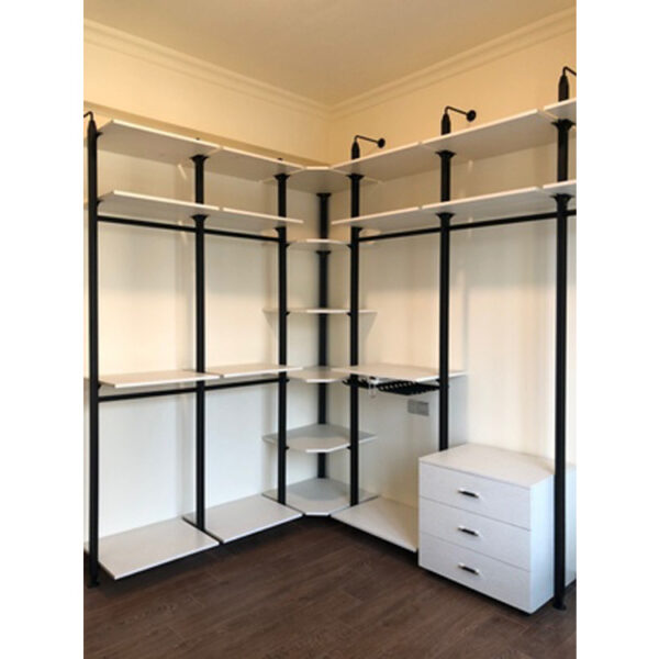 Factory Direct Aluminum Alloy Open Wardrobe & Storage Rack - Image 2