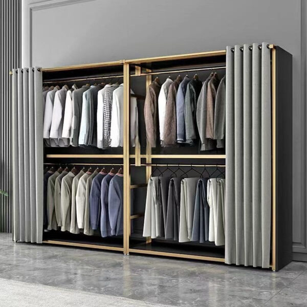 Metal Floor-to-Ceiling Open Wardrobe - Image 3