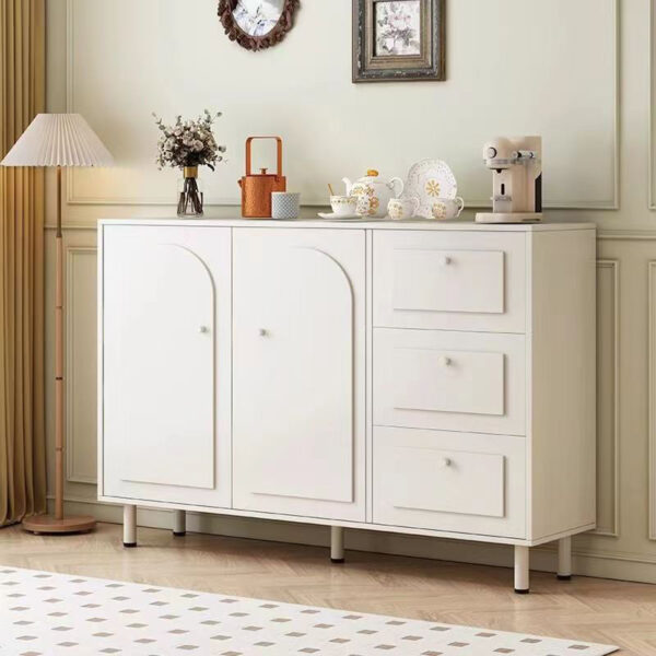 Light Luxury Cream Style Side Cabinet - Image 3