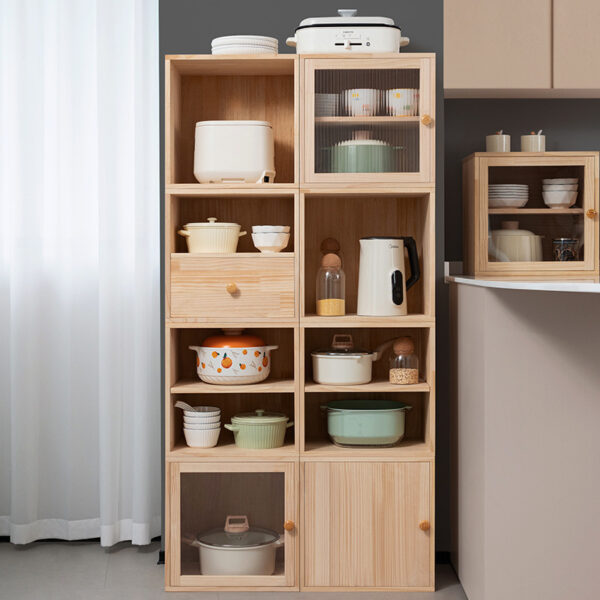 Modern Side Cabinet Storage Rack - Image 3